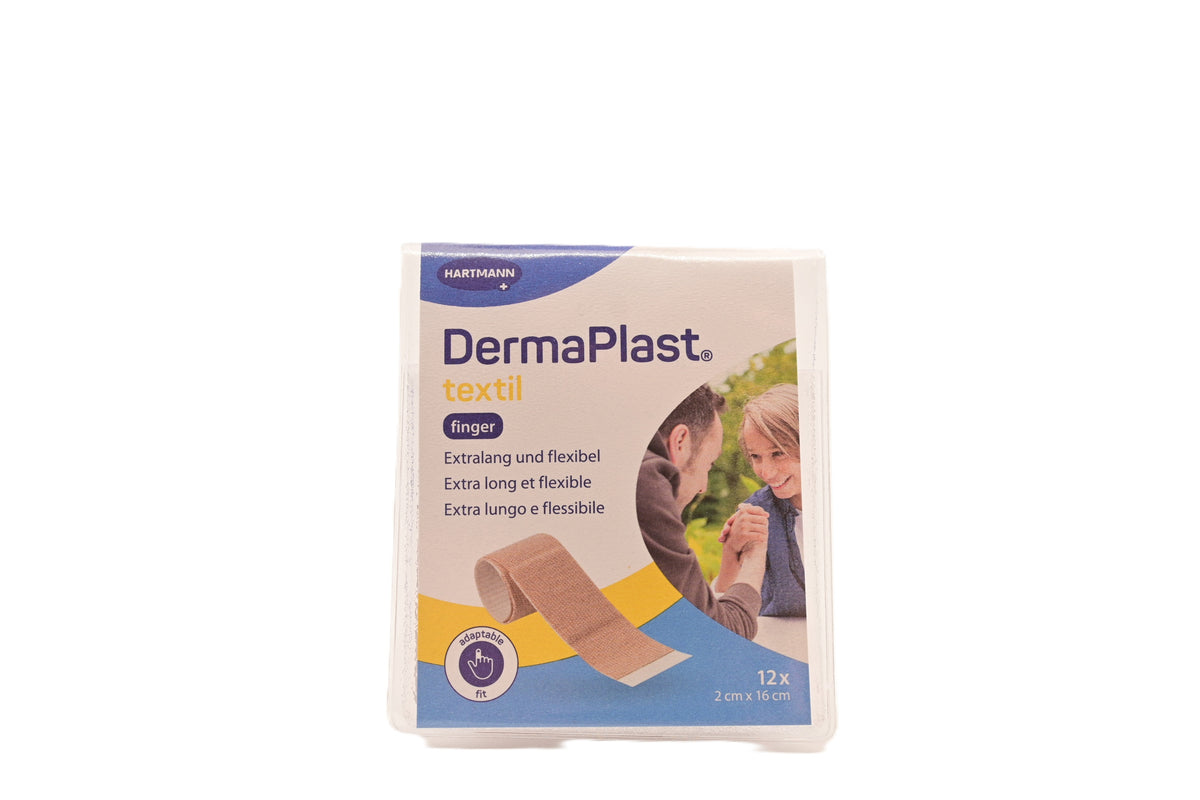 DermaPlast Textil Fingerverband 2x16cm beige