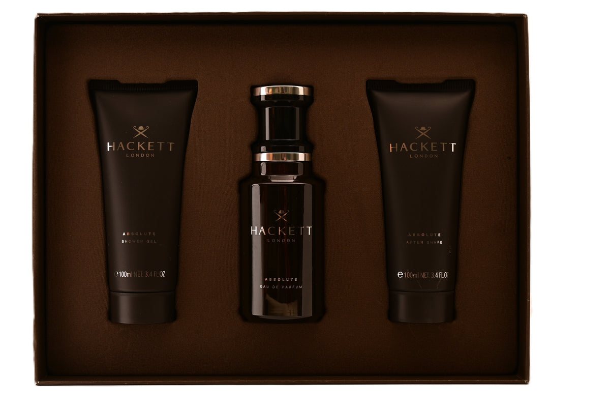 Hackett Absolue Christmas 2023 Eau de Parfum 100ml + After Shave 100ml + Shower Gel 100ml