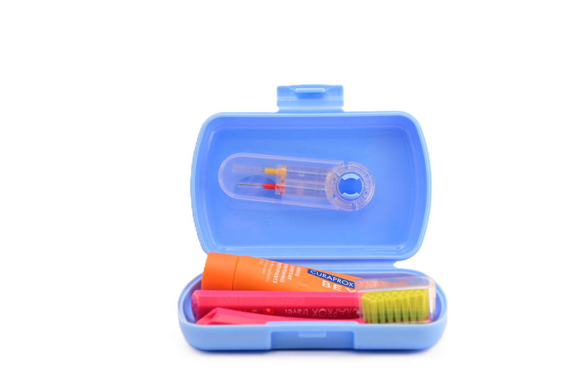 Curaprox Travel Set blau