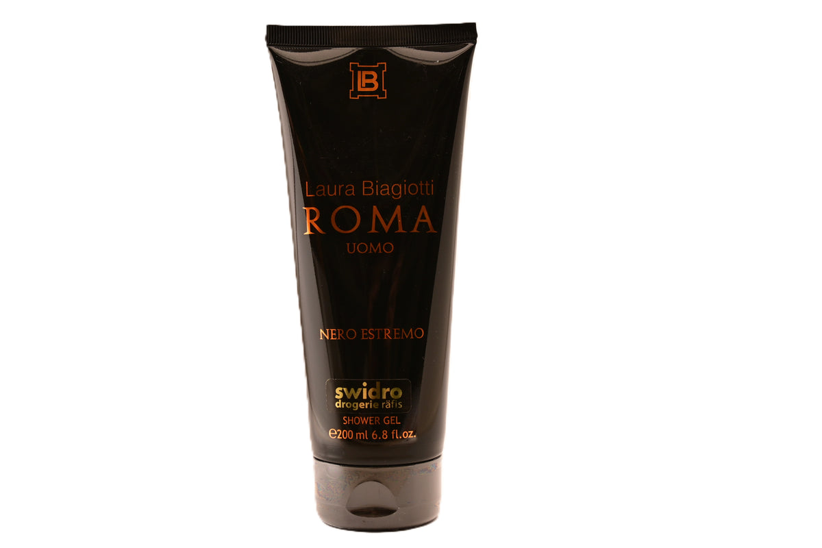 Laura Biagiotti Roma Uomo Nero Estremo Shower Gel