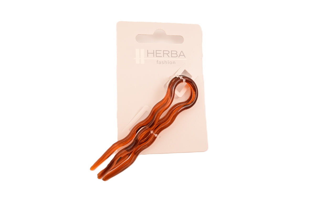 Herba Chignonnadel 9cm braun